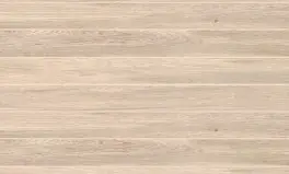 Light beige wooden floor with horizontal planks.