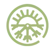 Circular seal featuring an eagle with outstretched wings, surrounded by a sunburst border on a green background.