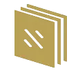 PANELS - All Seasons Steel Buildings Three beige folders stacked with green accents, icon representing documents or filing system