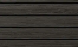 Close-up of dark brown wooden slats with visible grain running horizontally.