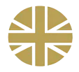 British - All Seasons Steel Buildings Stylized gold basketball emblem on a green background.