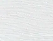 Close-up of a white, lightly textured surface with subtle horizontal ridges.